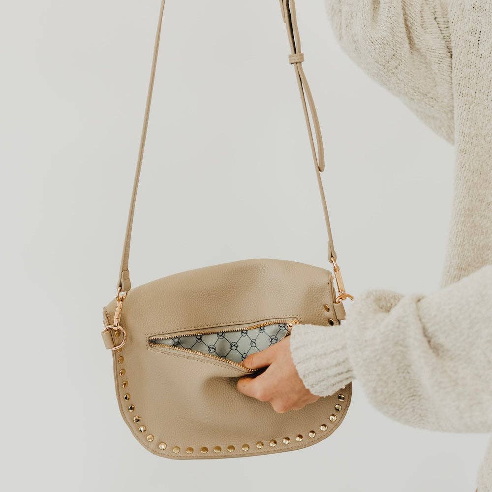 Pebble Sabrina Studded Bum Bag