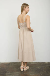 Khaki Stripe Dress