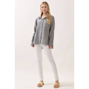 Livia Striped Button-Down Shirt