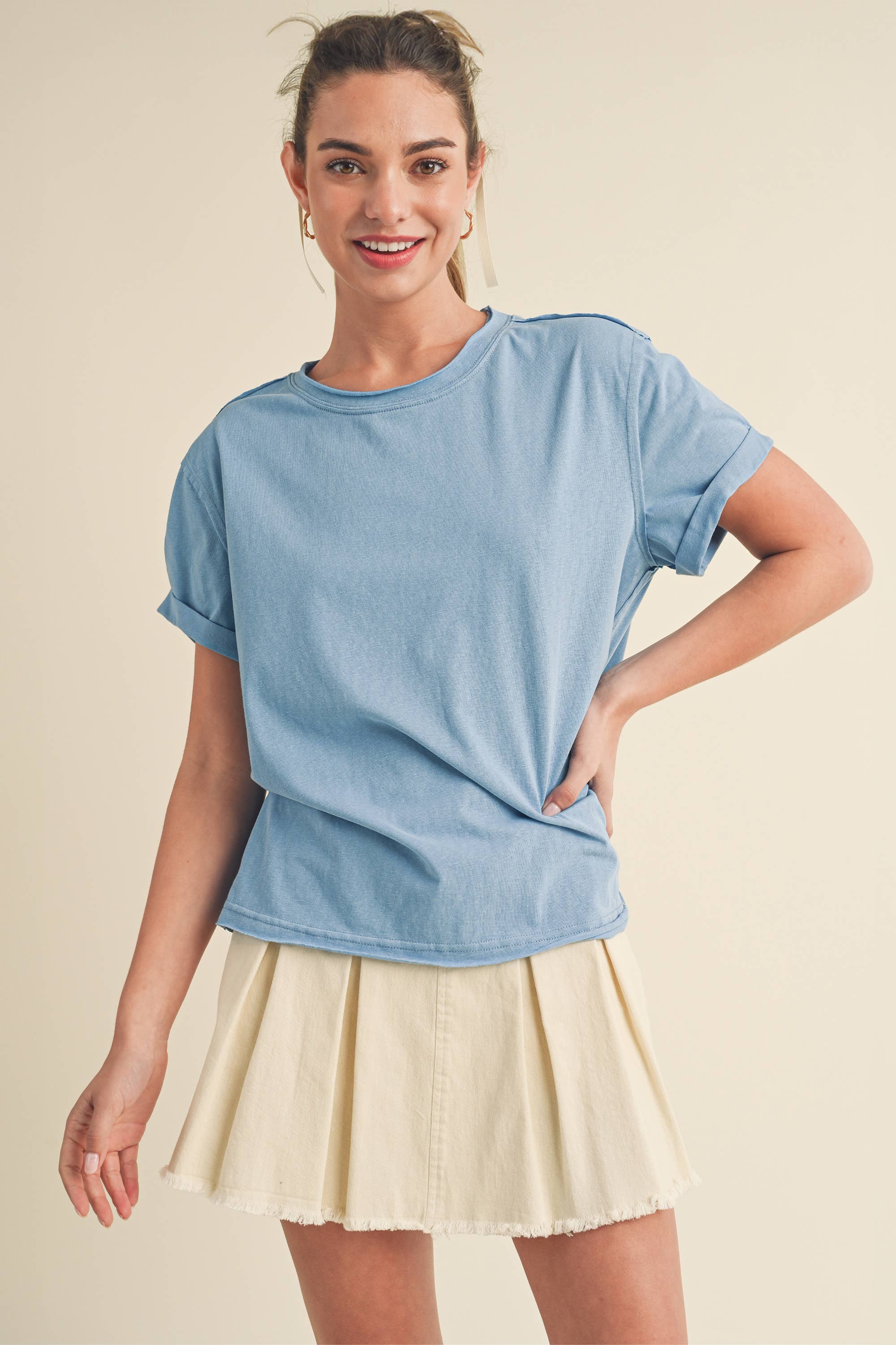 8314DN Mali Baby Tee Short Sleeve Top