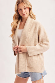 Greta Oversized Shawl Collar Cardigan