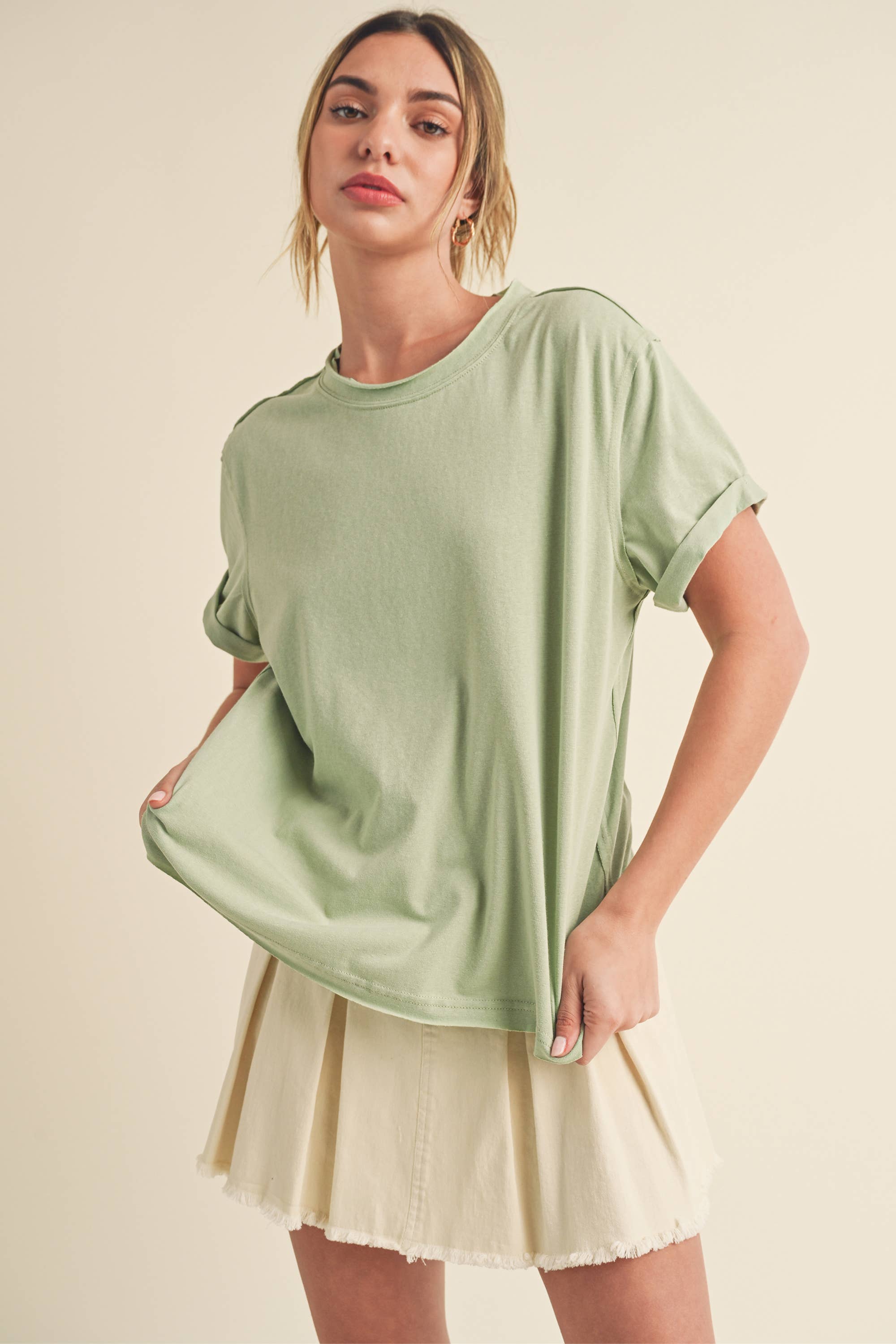 8314DN Mali Baby Tee Short Sleeve Top