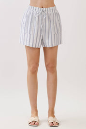 Striped Pull-On Shorts