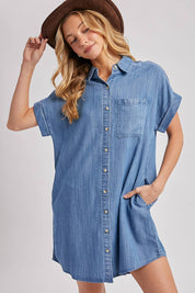 Collins Denim Shirt Dress