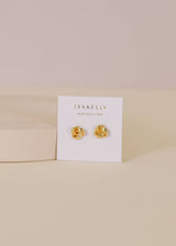 Petite Gold Knot Stud Earrings