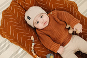 Oatmeal Mebie Baby Beanie