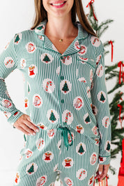 Christmas Classic Stripe Women's Lounge Set