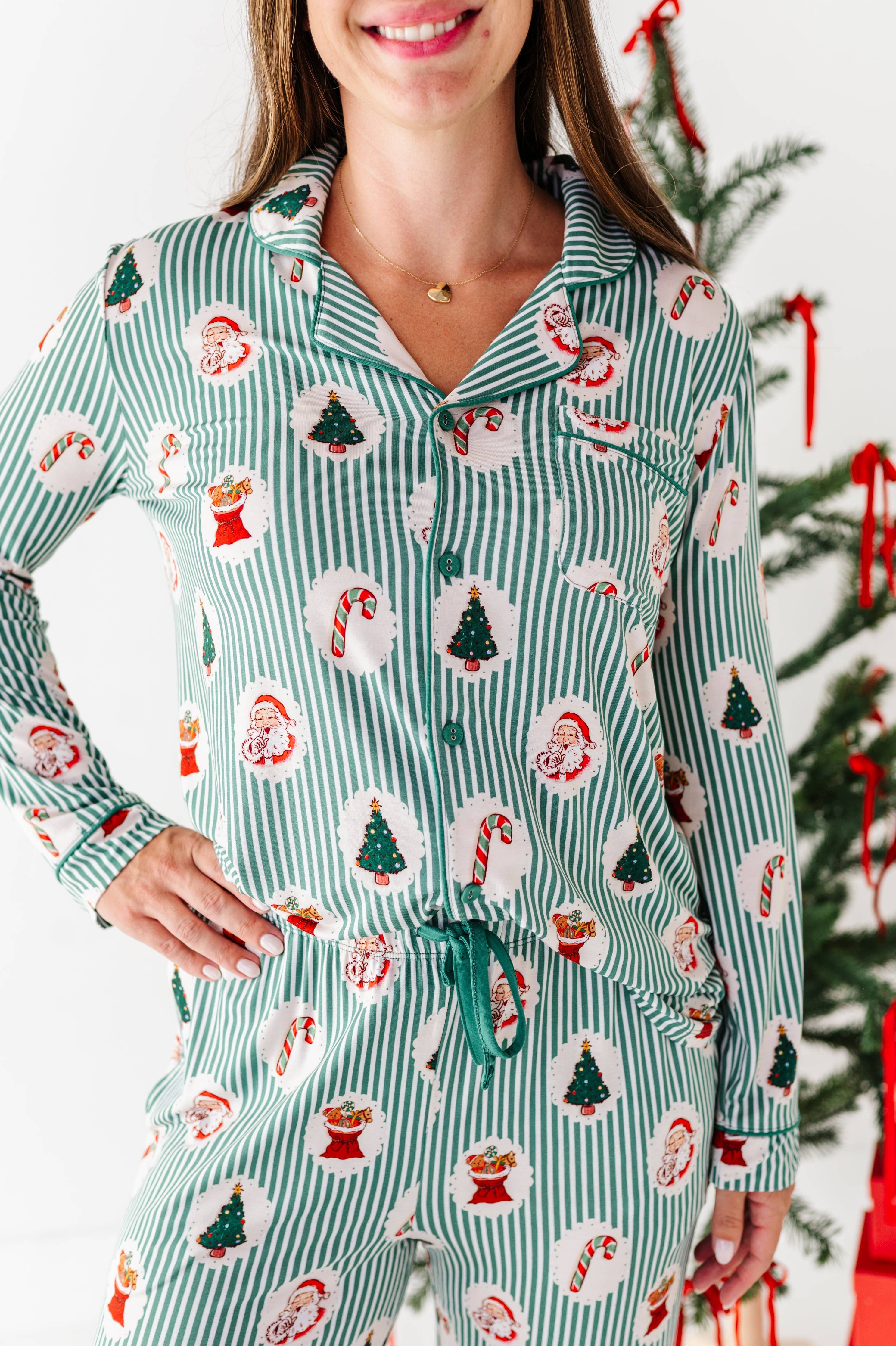 Christmas Classic Stripe Women's Lounge Set