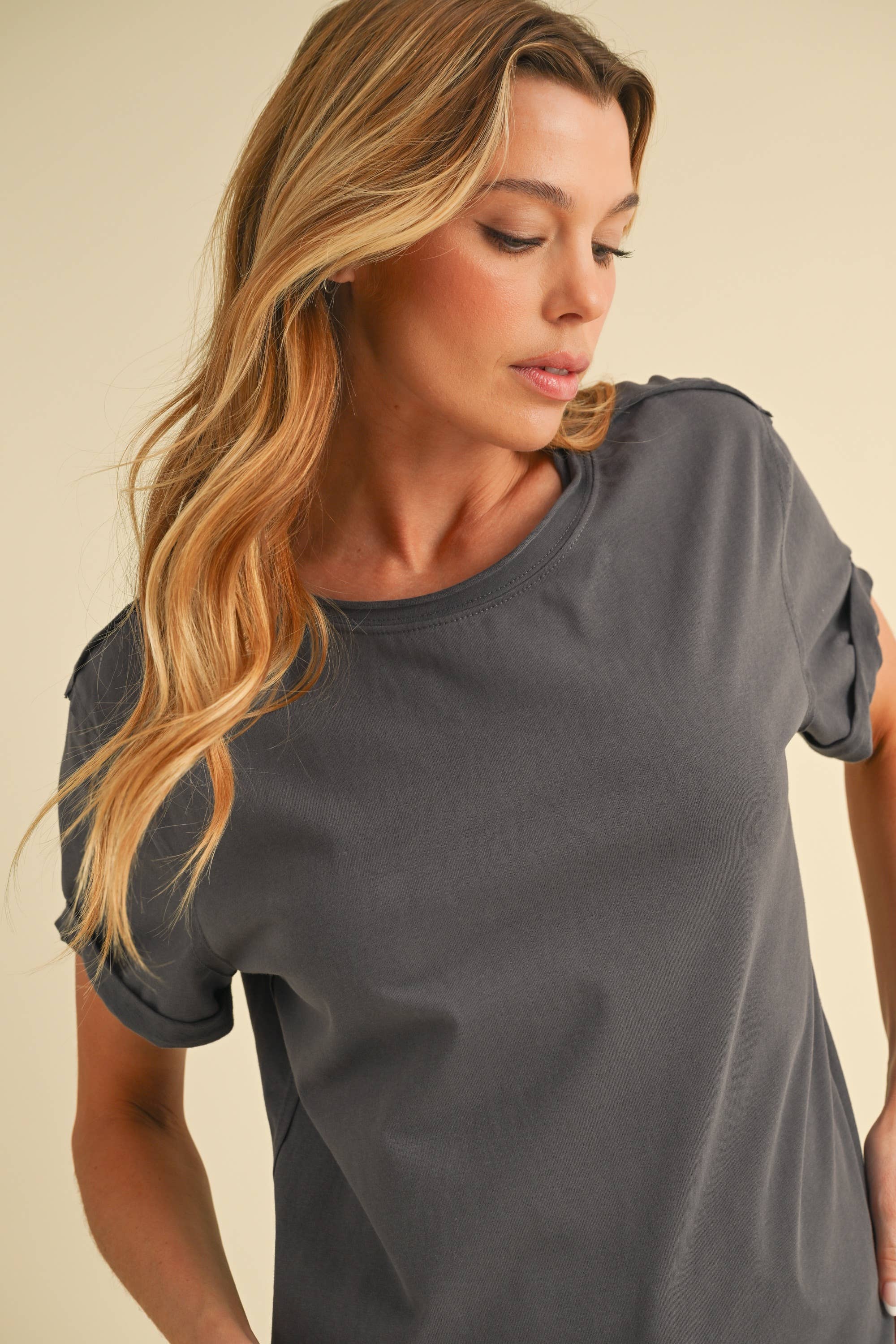 8314DN Mali Baby Tee Short Sleeve Top
