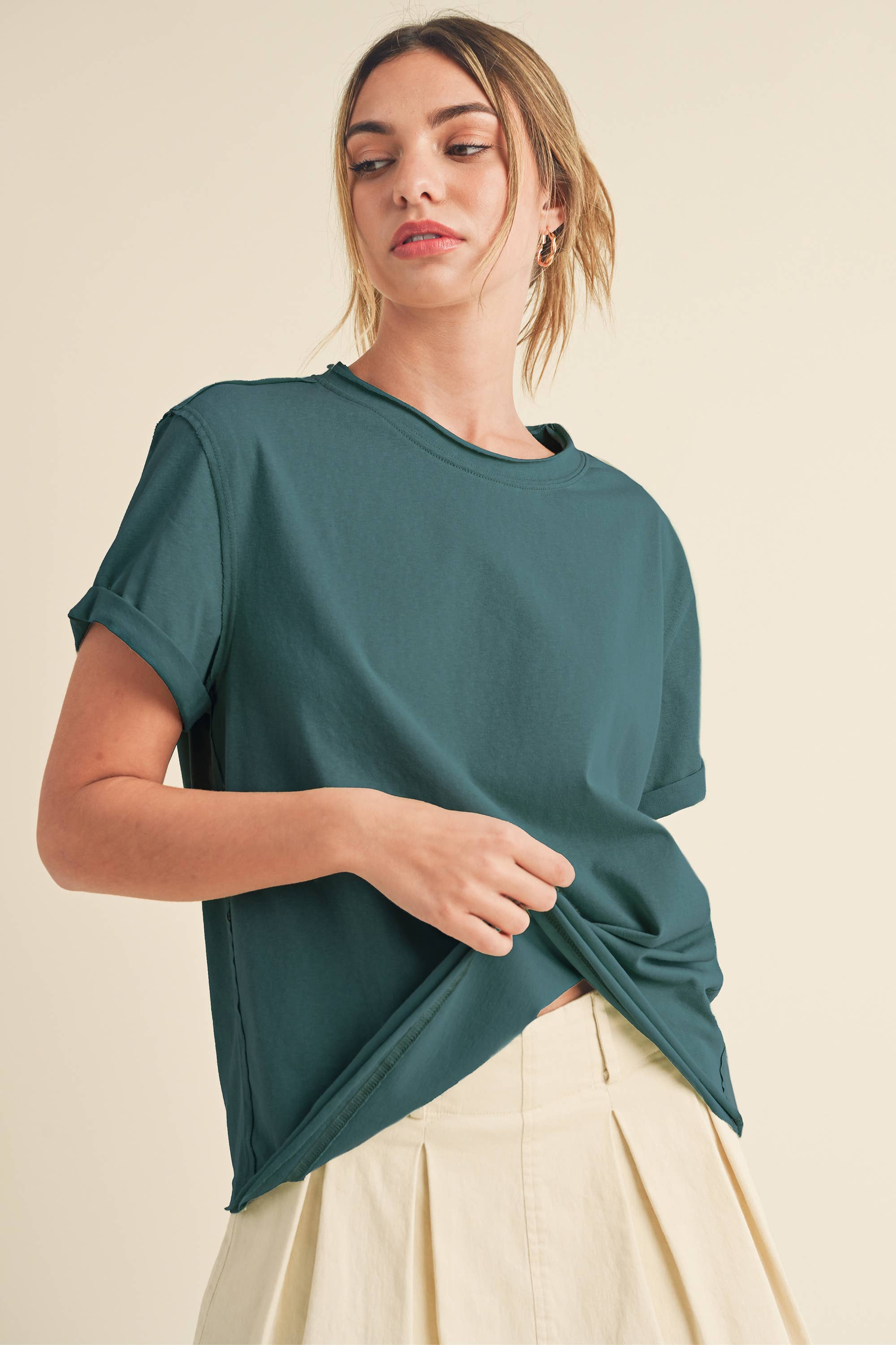 8314DN Mali Baby Tee Short Sleeve Top