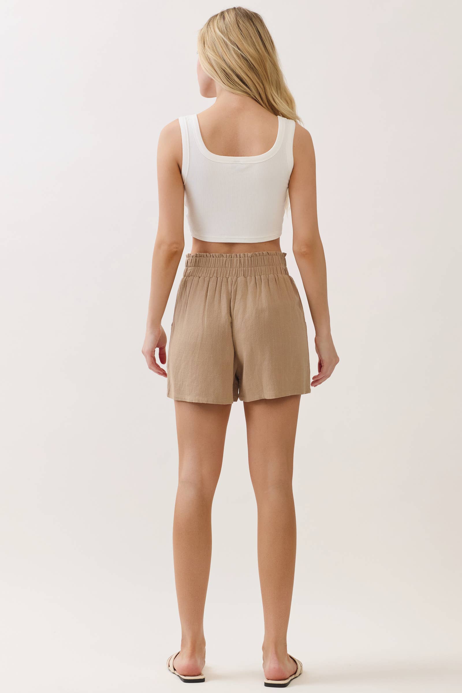 Verona Ruffle Waist Shorts