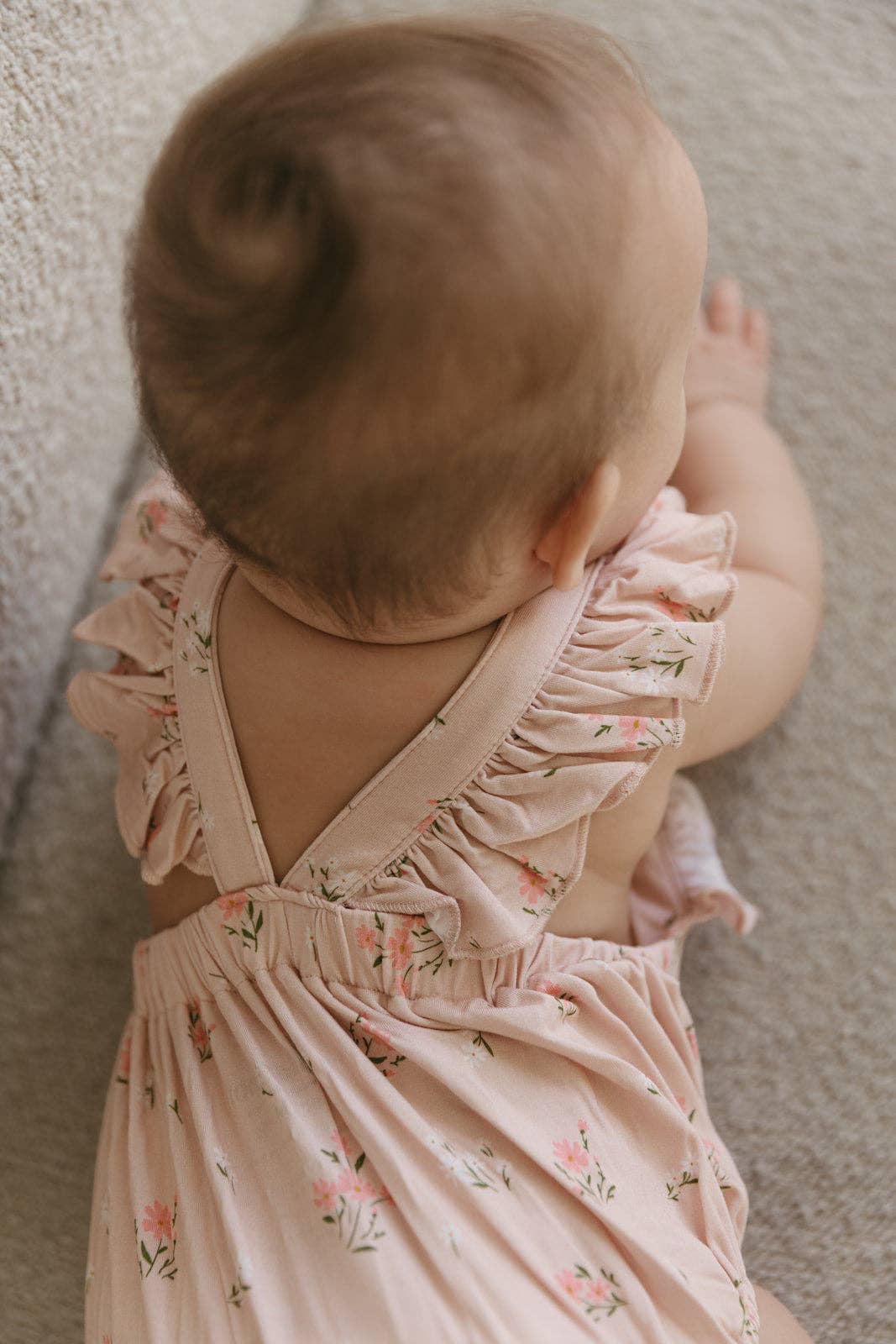 Clara Floral Ruffle Romper