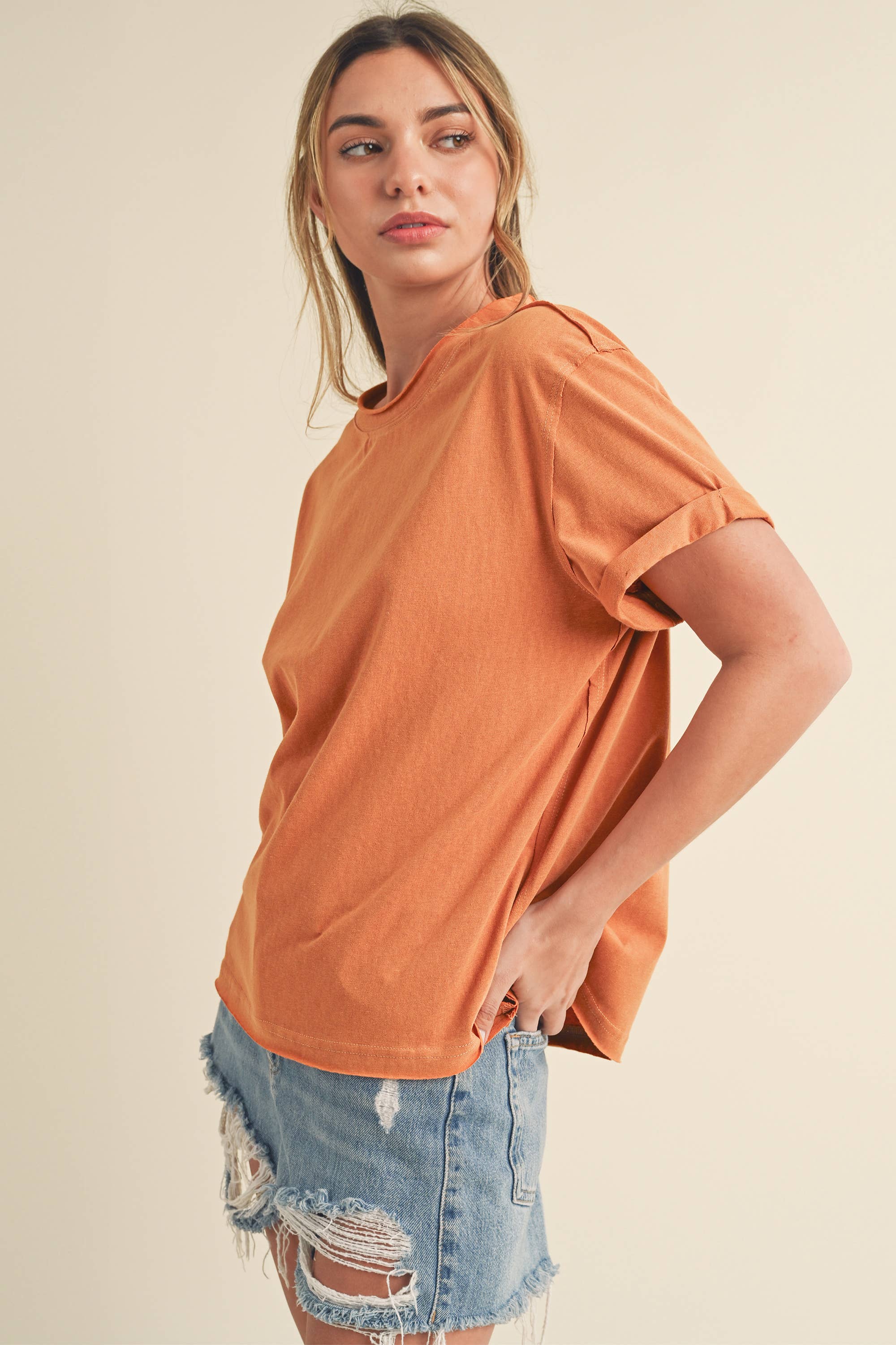 8314DN Mali Baby Tee Short Sleeve Top