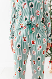 Christmas Classic Stripe Women's Lounge Set