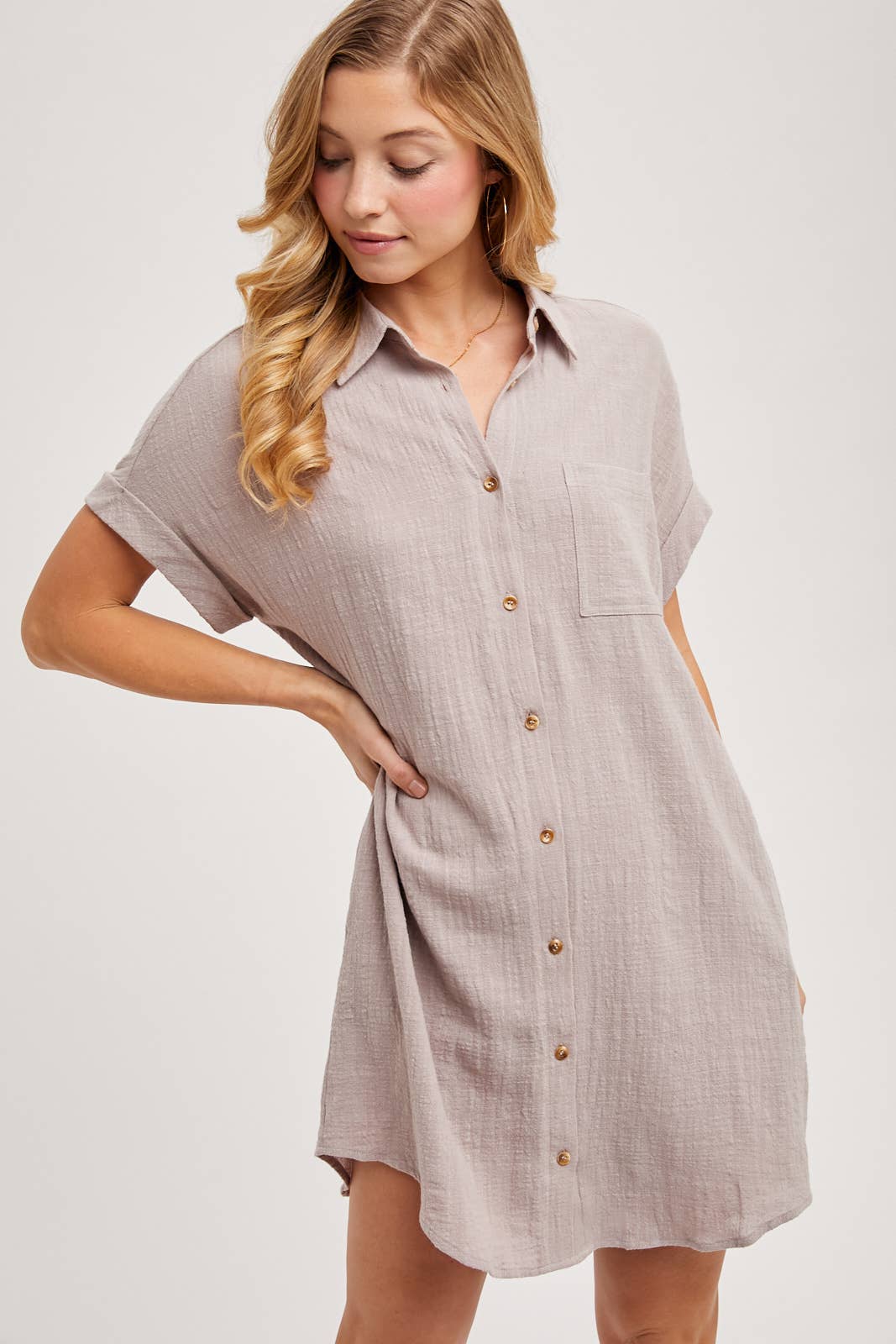 The Everyday Textured Mini Dress