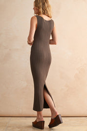 Noemi Ribbed Knit Maxi Dress