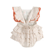 Anya Embroidered Baby Romper + Headband