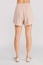 Embroidered Trim Shorts