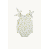 Baby Olives Pattern Muslin Romper 100% Cotton