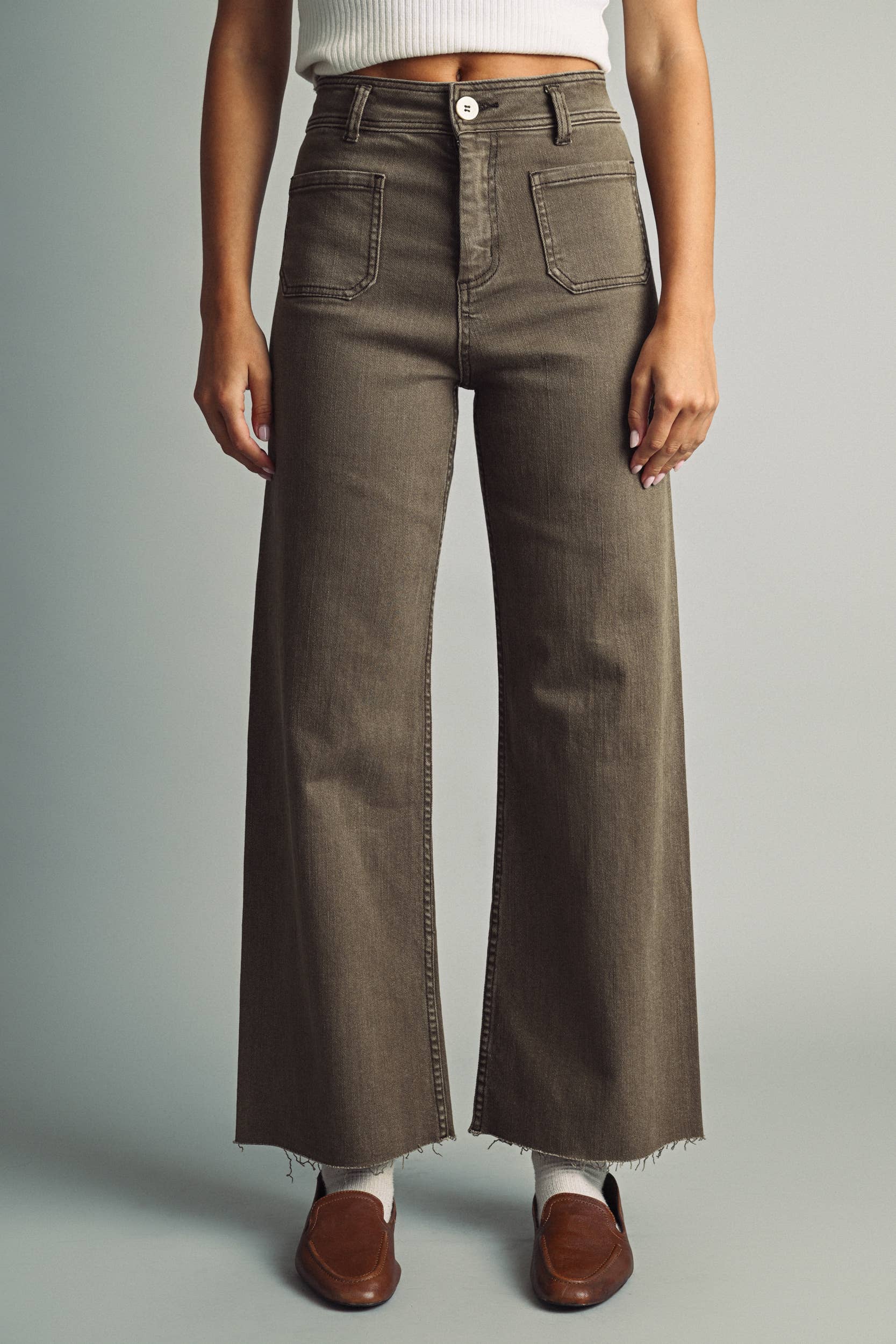 Florence Wide Leg Pocket Pants