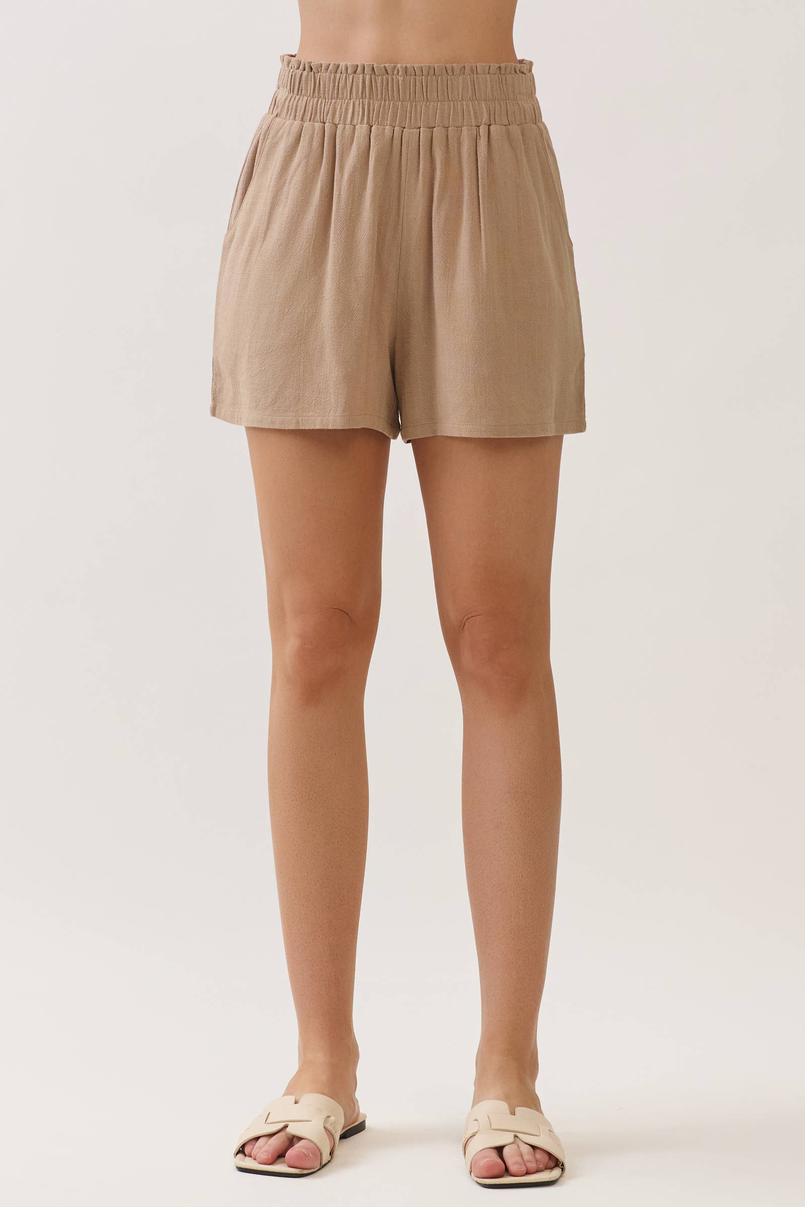 Verona Ruffle Waist Shorts