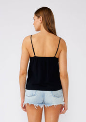 Pia Battenburg Lace Trim Tank