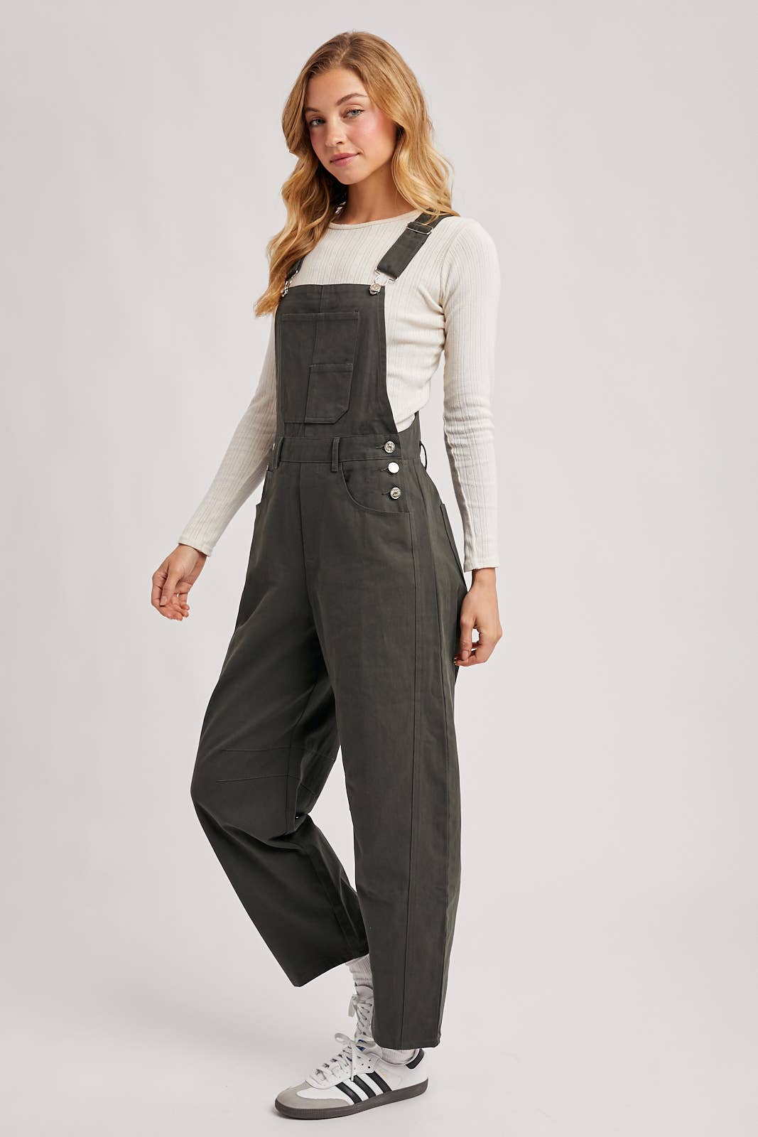 BARREL OVERALLS JUMPSUIT