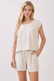 Verona Ruffle Waist Shorts