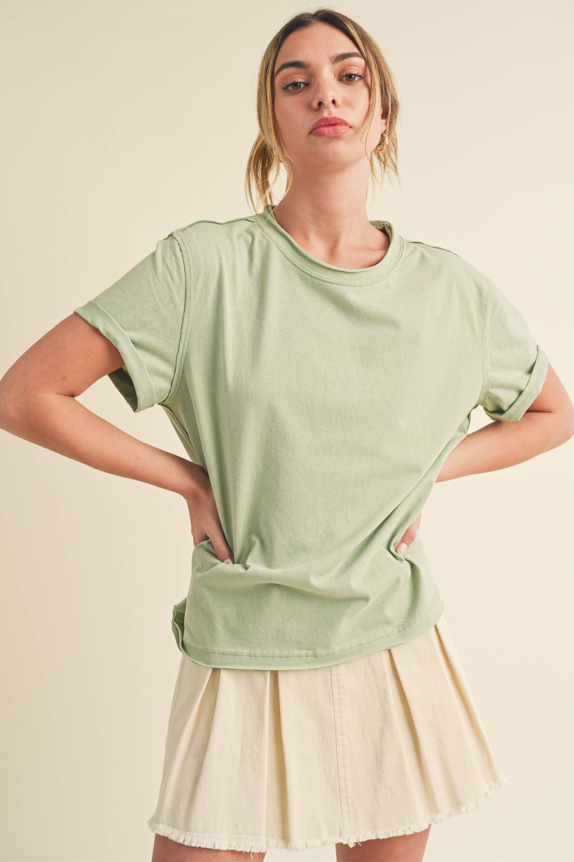 8314DN Mali Baby Tee Short Sleeve Top
