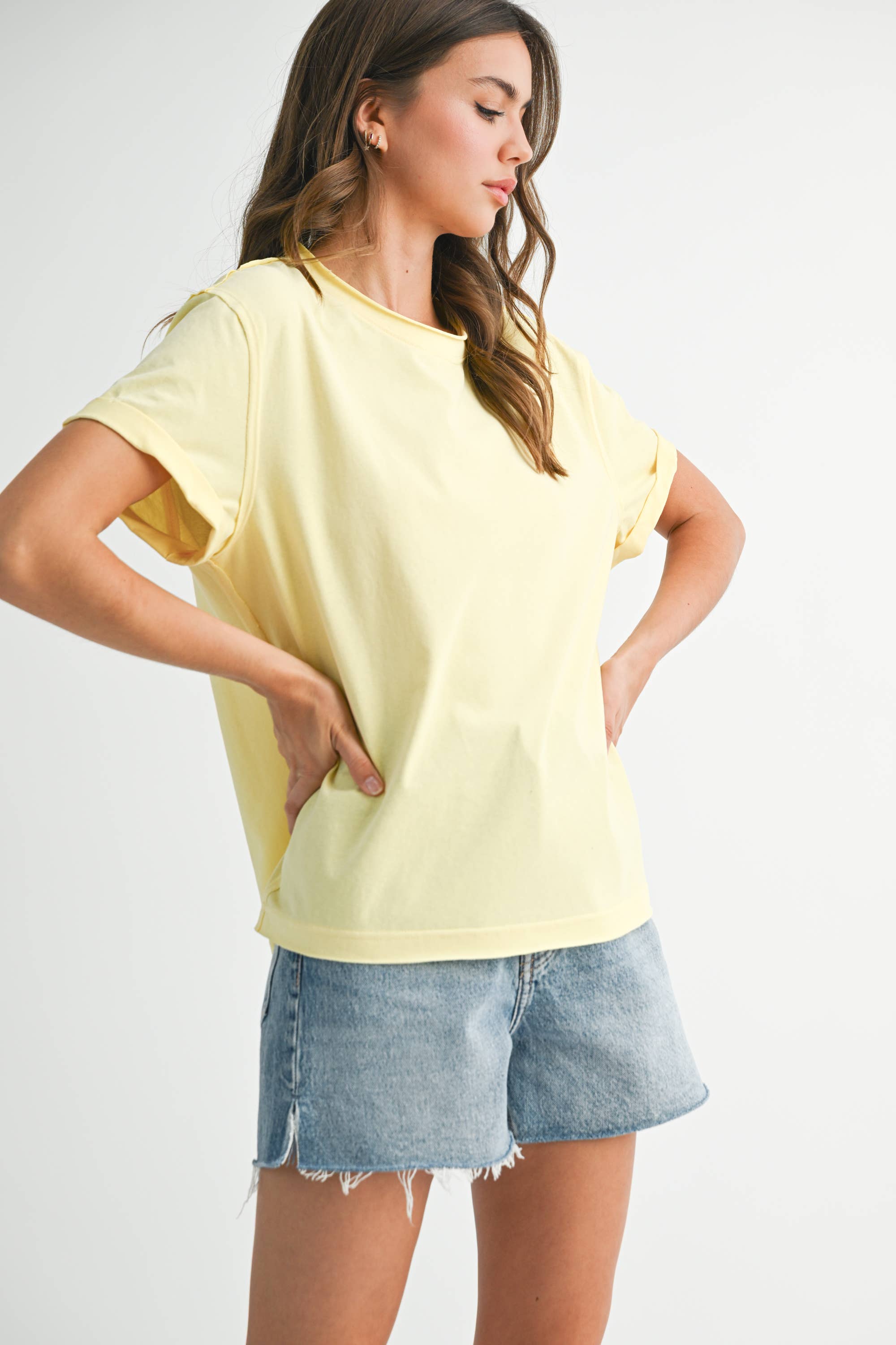 8314DN Mali Baby Tee Short Sleeve Top