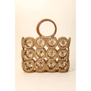 Boho Multi Circle Summer Beach Bag