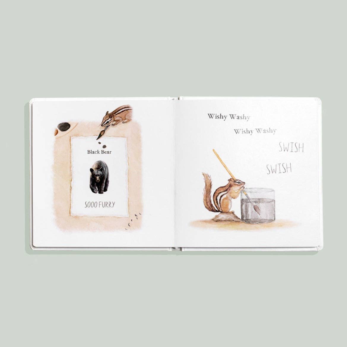 Wishy Washy: First Words and Colors Board Book