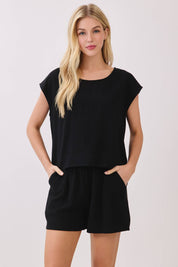 Verona Ruffle Waist Shorts