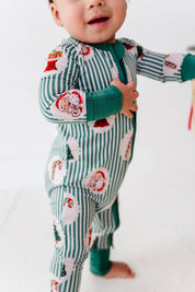 Christmas Classic Stripe Convertible Footies