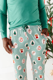 Christmas Classic Stripe Mens Lounge Set