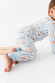 Boardwalk Buddies Blue Convertible Footies