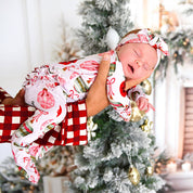 Ornate Ornaments Ruffle Zip