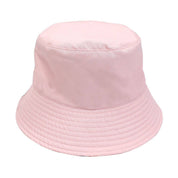 Sandy Seashells Pink Reversible Beach Baby Bucket Hat