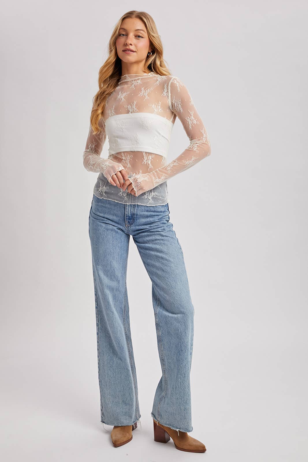 Marguerite Lace Top