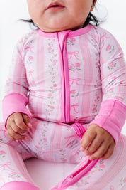 Coming Up Roses Zip Pajamas
