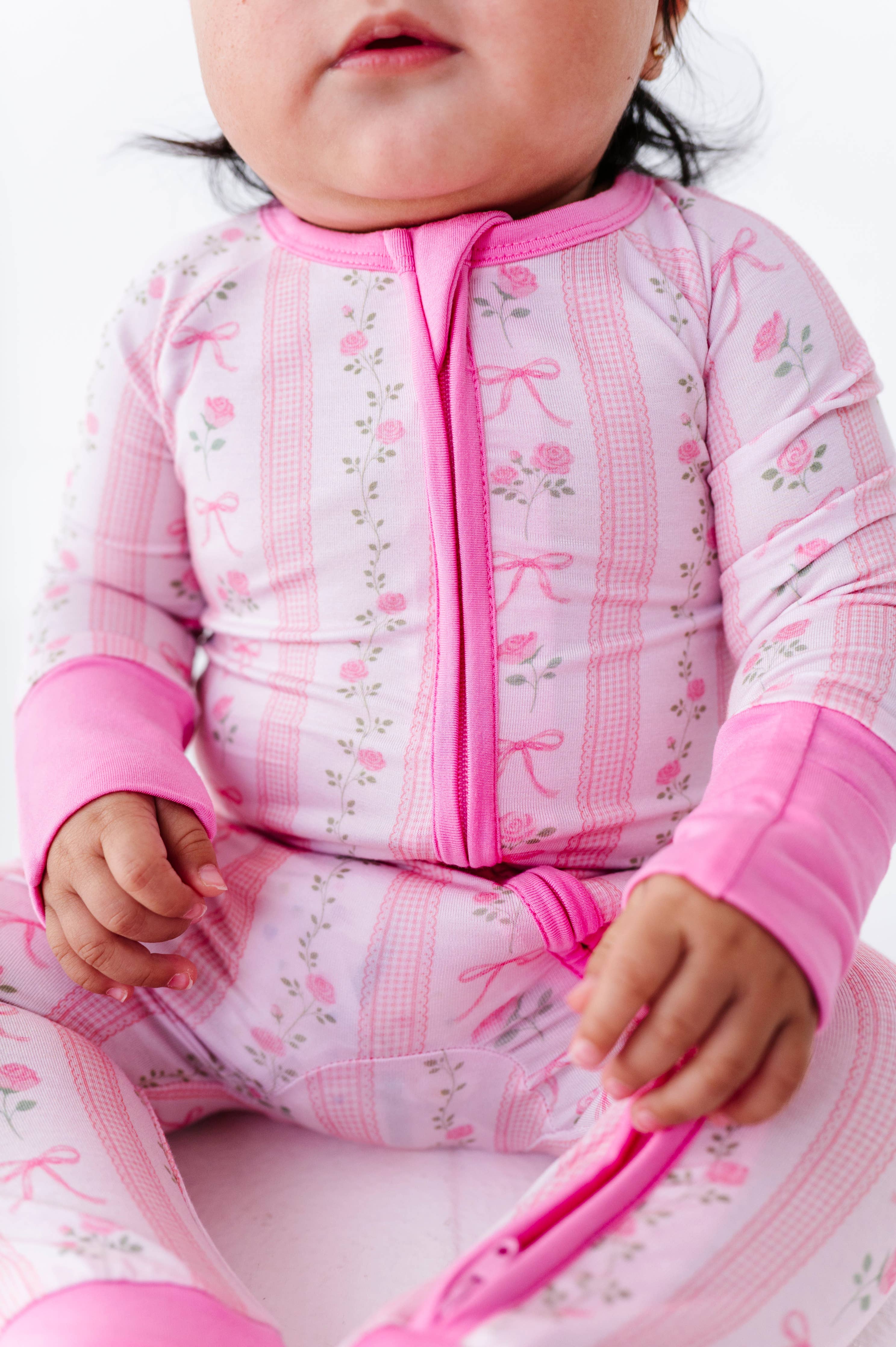 Coming Up Roses Zip Pajamas