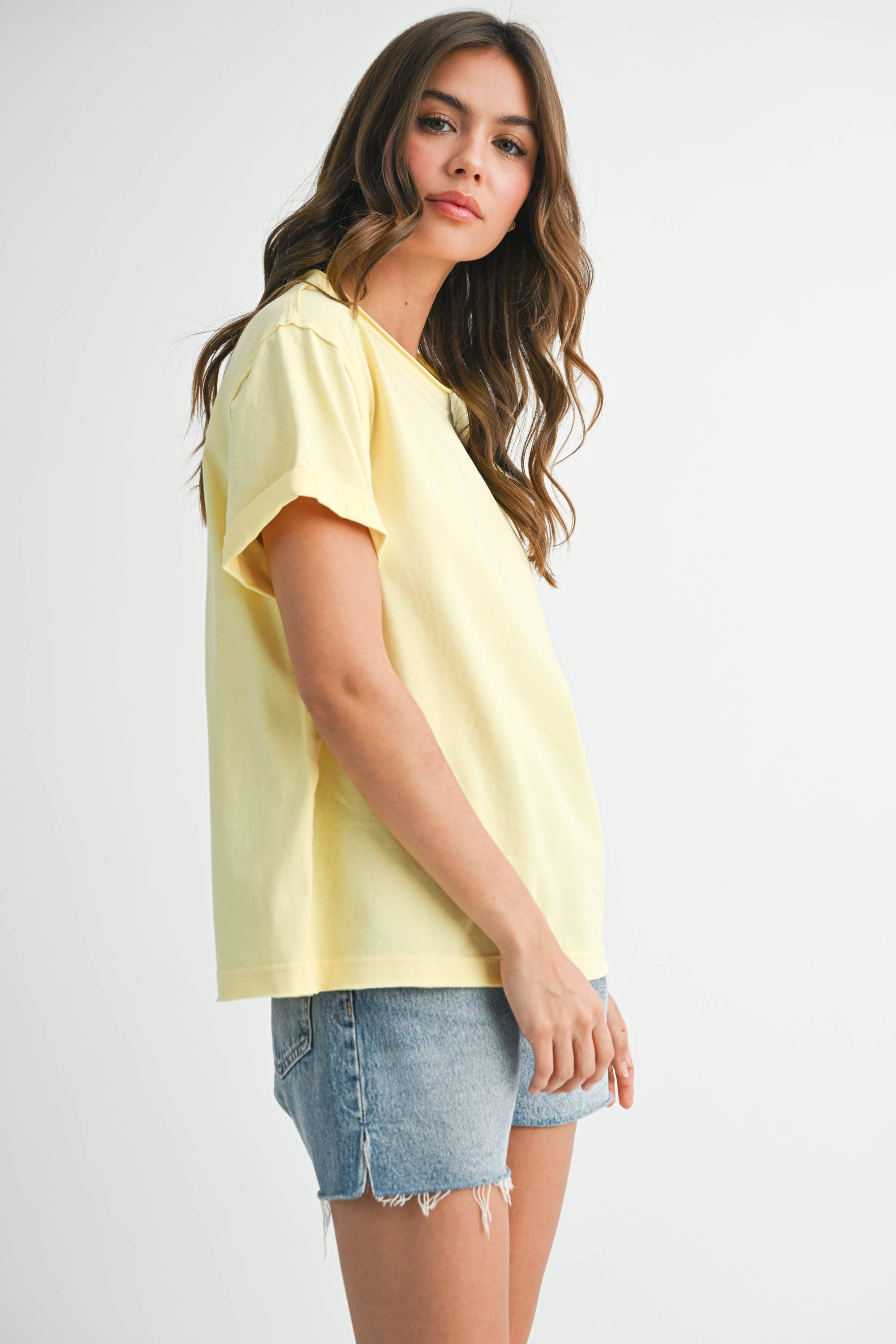 8314DN Mali Baby Tee Short Sleeve Top