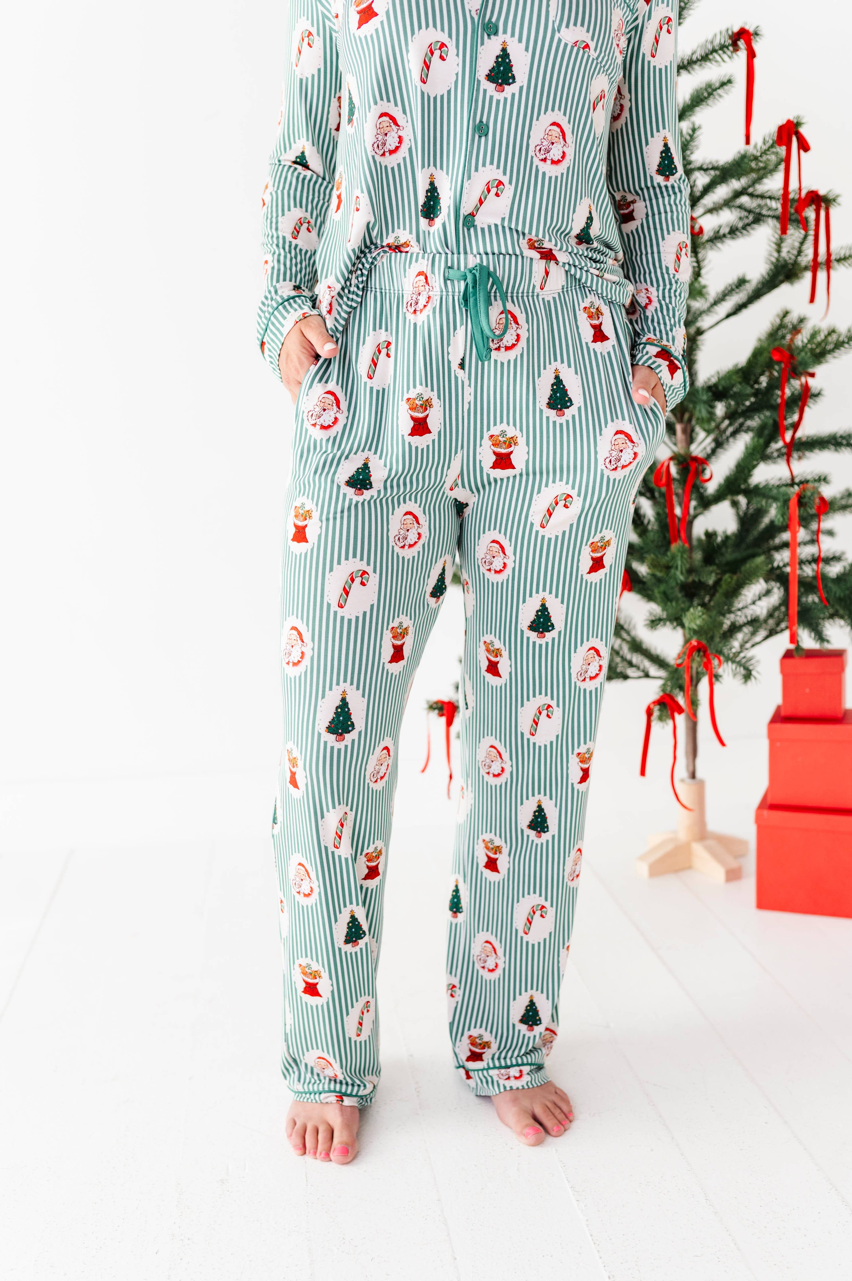 Christmas Classic Stripe Women's Lounge Set