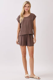 Verona Ruffle Waist Shorts