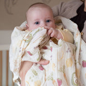 Clementine Cotton Muslin Swaddle Blanket Set