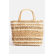 Intricate Basket Weave Square Hand Bag