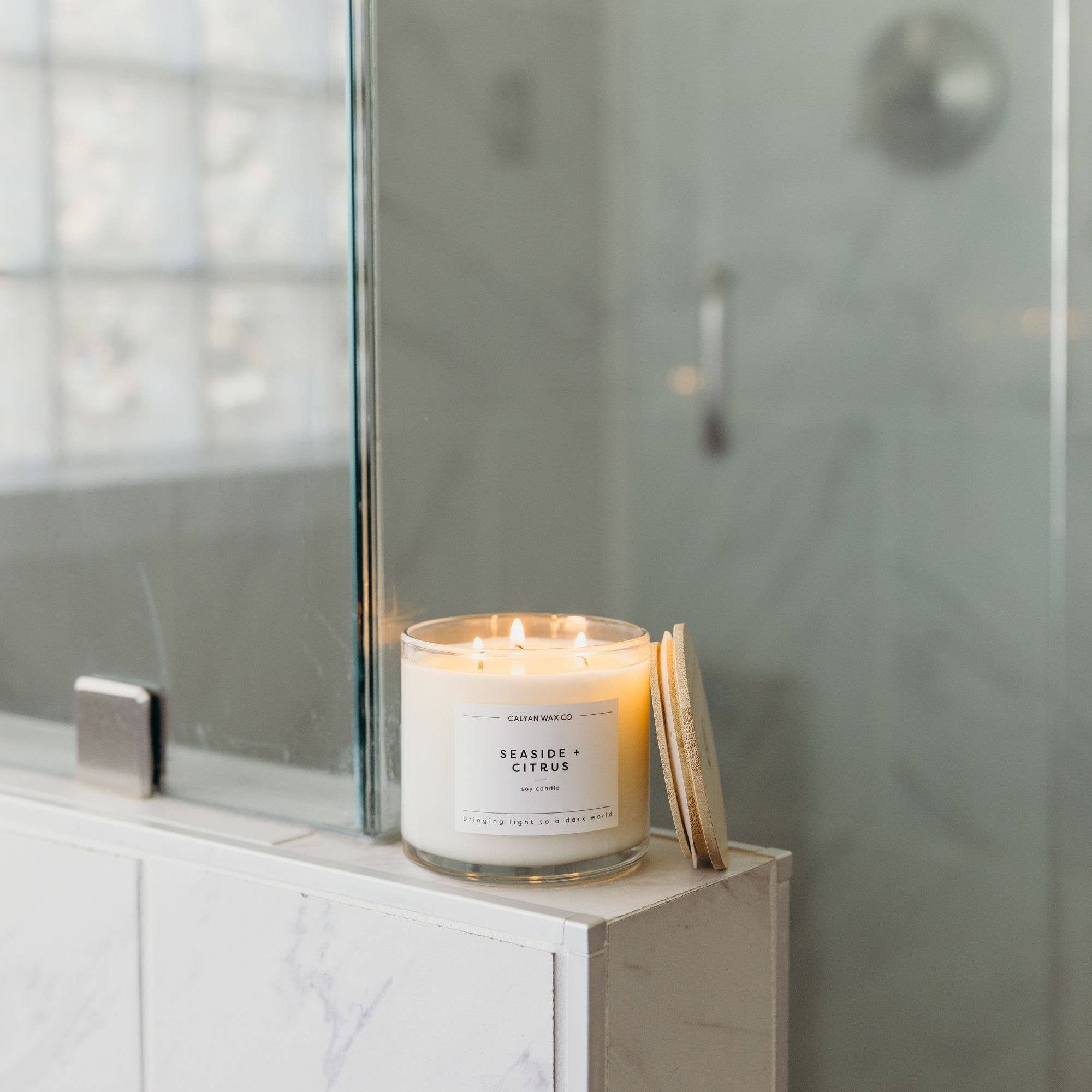 Seaside + Citrus 3-Wick Soy Candle
