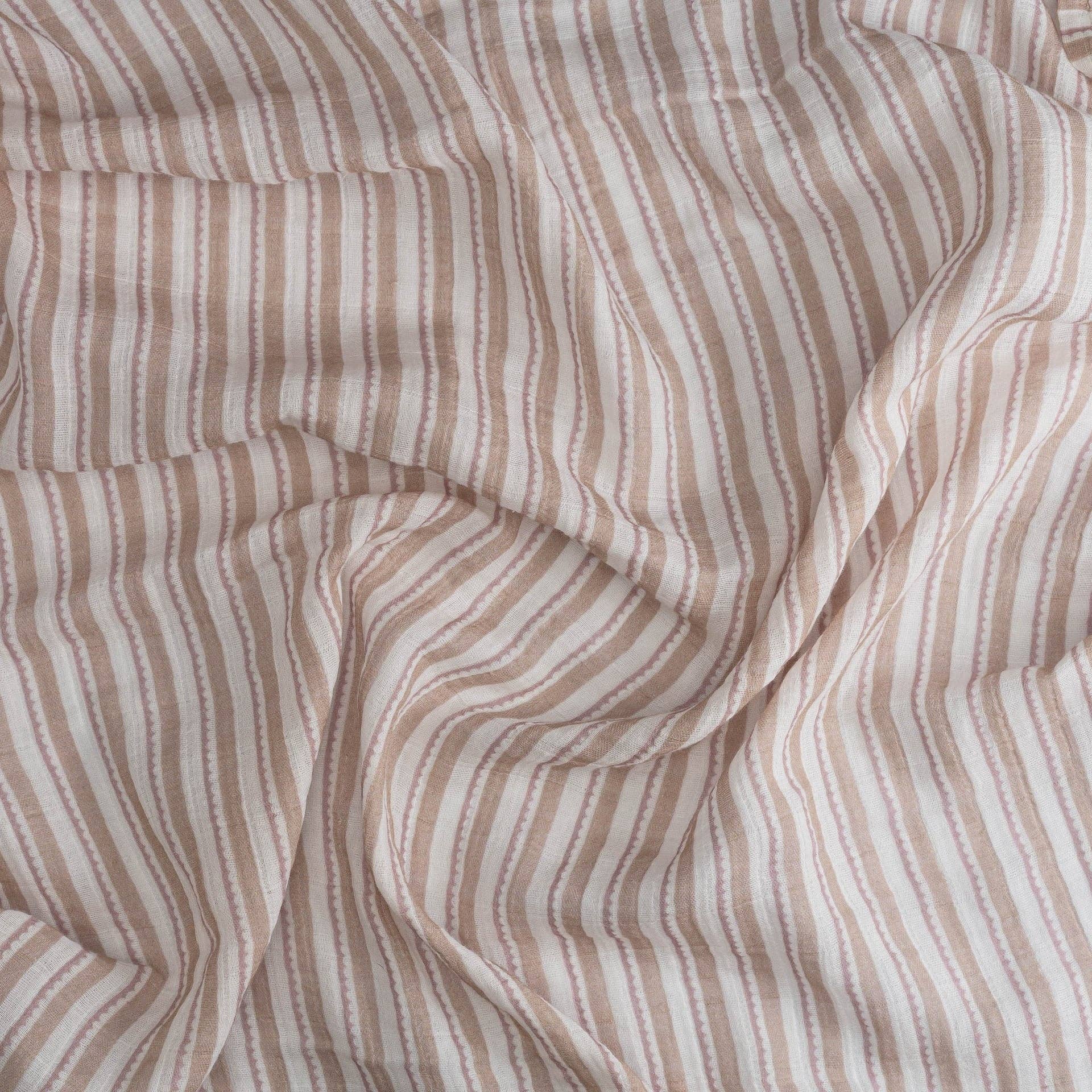Violet Floral Muslin Swaddle Blankets