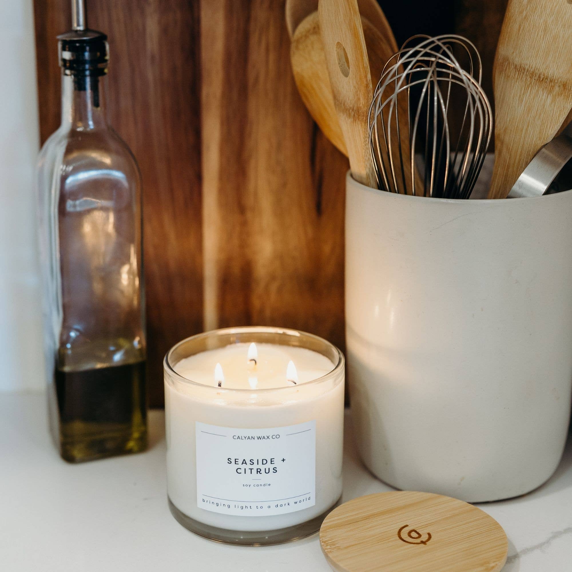 Seaside + Citrus 3-Wick Soy Candle