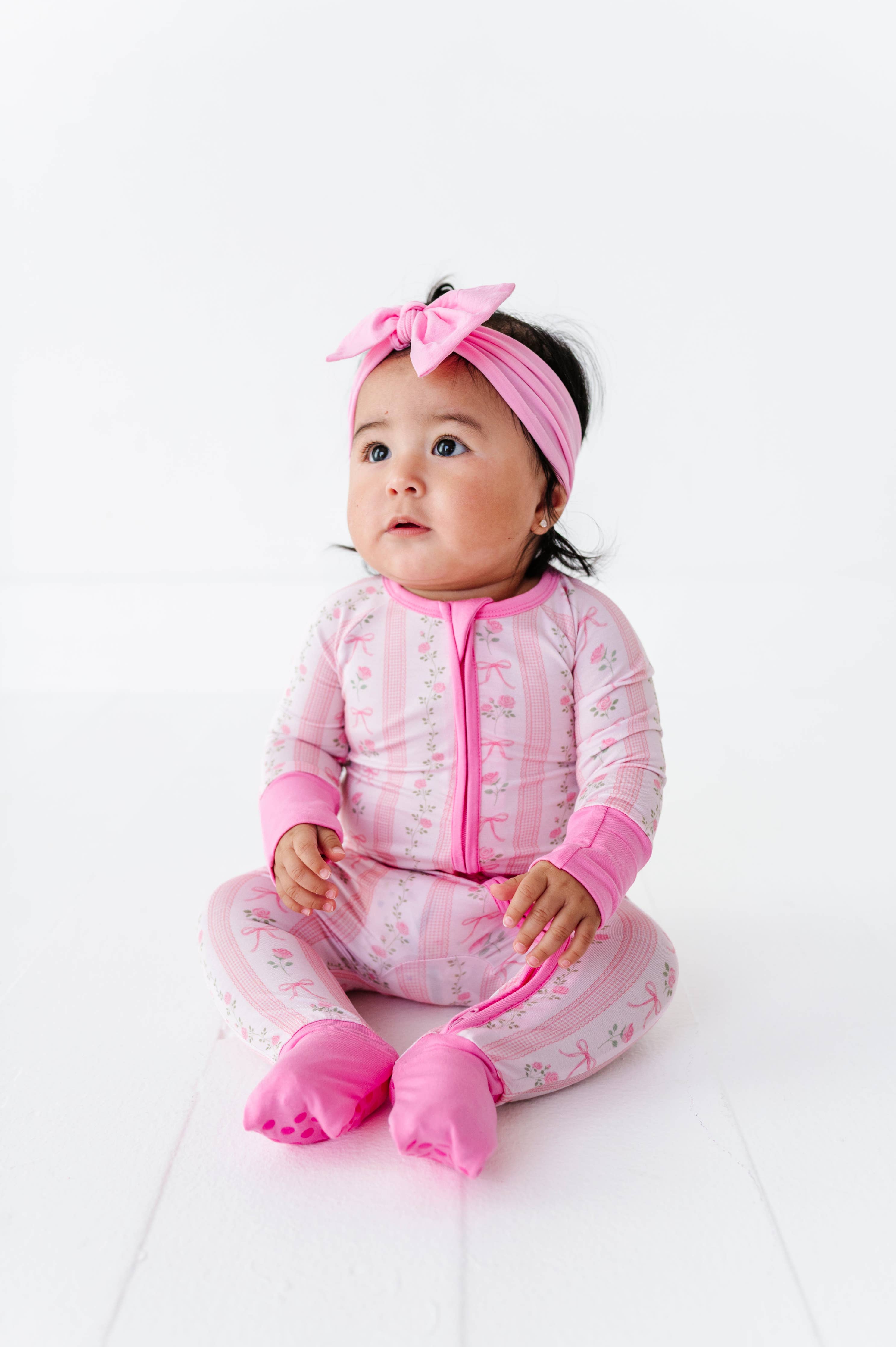 Coming Up Roses Zip Pajamas